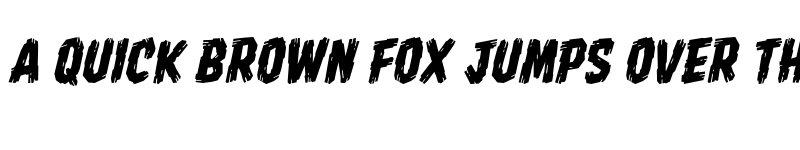 Preview of Shrunken Head BB Italic font