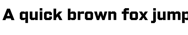 Preview of Shuttleblock Bold font