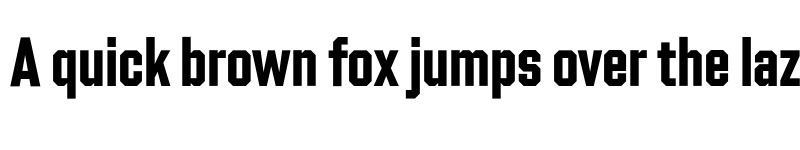 Preview of Shuttleblock Condensed Bold font