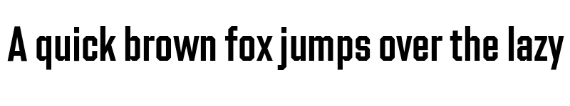 Preview of Shuttleblock Condensed Demi font