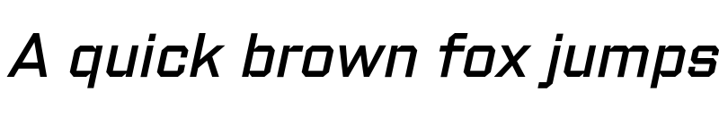 Preview of Shuttleblock Medium Italic font