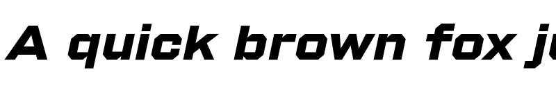 Preview of Shuttleblock Wide Bold Italic font