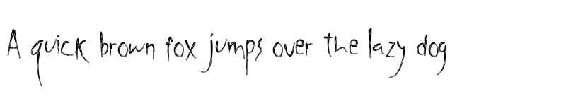 Preview of Shywill Seen Regular font
