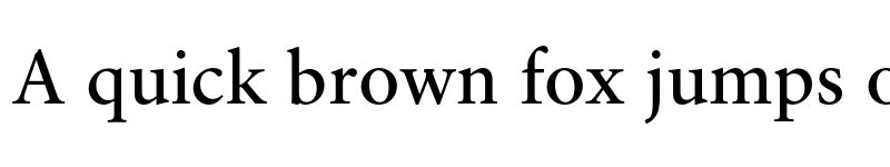 Preview of Sibila Regular font