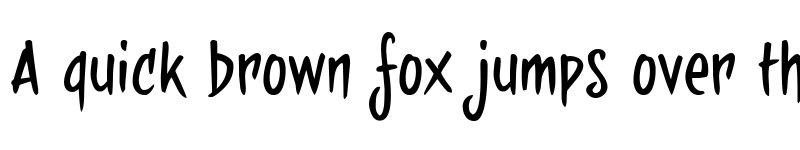 Preview of sideburnBob Regular font
