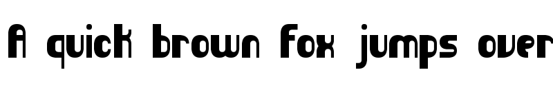 Preview of Sideways BRK Normal font