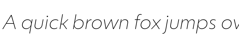 Preview of Sigmund PRO ExtraLight Italic font