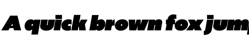 Preview of Sigmund PRO Heavy Italic font