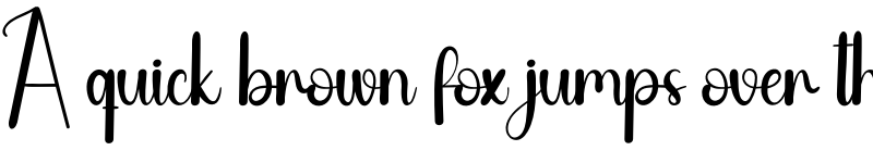 Preview of Sign Regular font