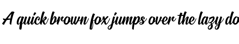 Preview of Signatra DEMO Regular font