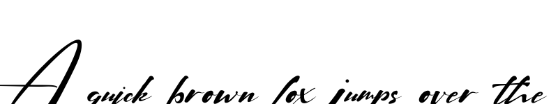 Preview of Signatrue Regular font