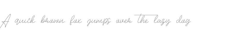 Preview of Signature Love Regular font