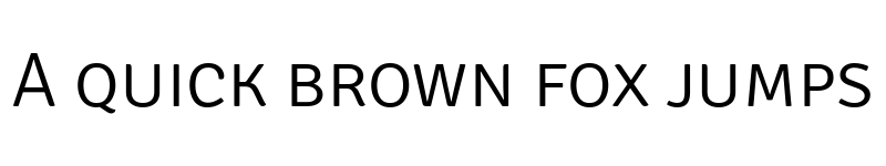 Preview of Signika Negative SC Light font