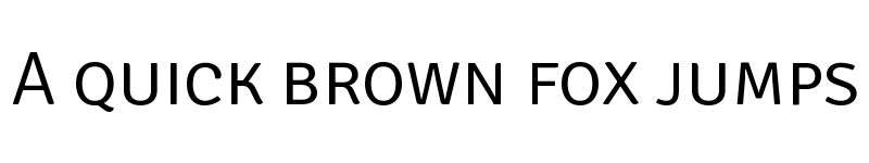 Preview of Signika SC Light font