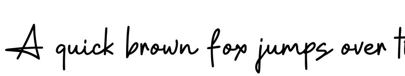 Preview of Signlode Regular font