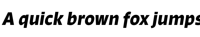 Preview of Signo Bold Italic font