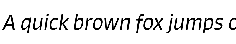 Preview of Signo Book Italic font