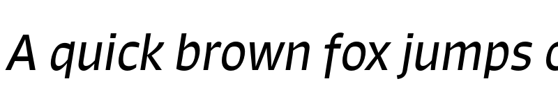 Preview of Signo Italic font