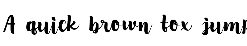 Preview of Silvia Aurelly Regular font