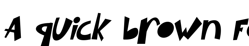 Preview of SIMBA KING Italic font