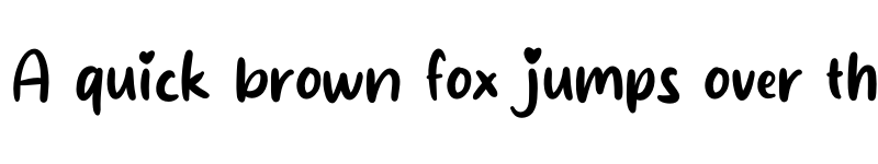 Preview of Simon Lovely Regular font