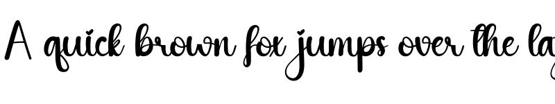 Preview of Simple Lemonade Regular font