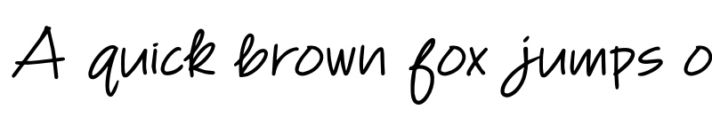 Preview of Simple Note Regular font