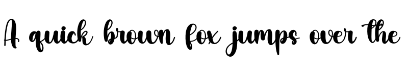 Preview of Simple October Regular font