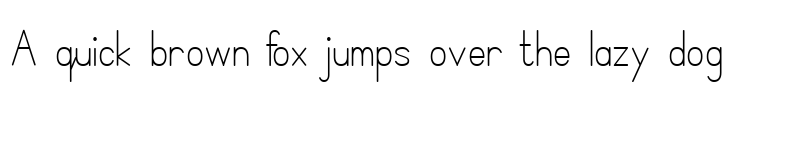 Preview of Simple Print Regular font