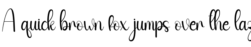 Preview of Simple Valentine Regular font