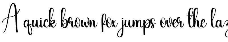 Preview of Simple Wedding Regular font