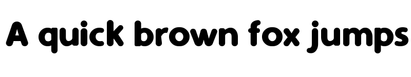 Preview of Simply Rounded Bold font