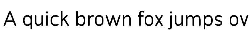 Preview of Simvoni Regular font
