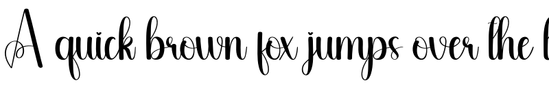 Preview of Sincere Regular font