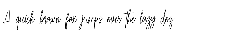 Preview of Singature Regular font