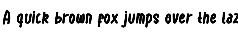 Preview of Single Flashing Regular font