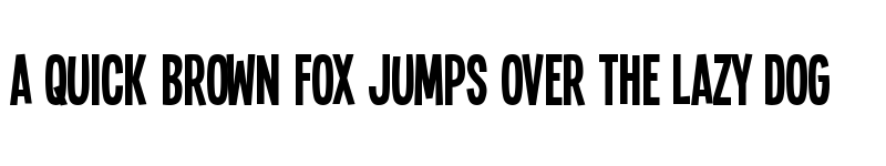 Preview of Single Sleeve Regular font