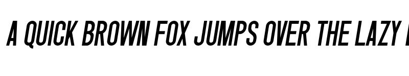 Preview of Singo Italic font