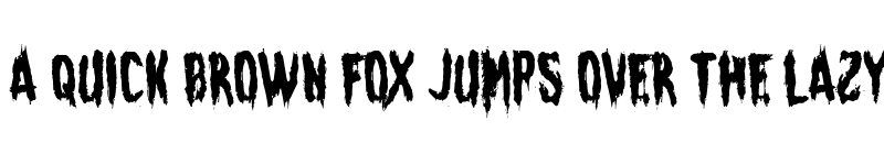 Preview of Sinister Sunday Regular font