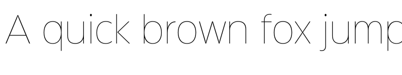 Preview of Sinkin Sans 100 Thin font