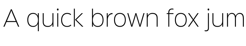 Preview of Sinkin Sans 200 X Light font