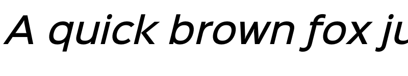 Preview of Sinkin Sans 500 Medium Italic font