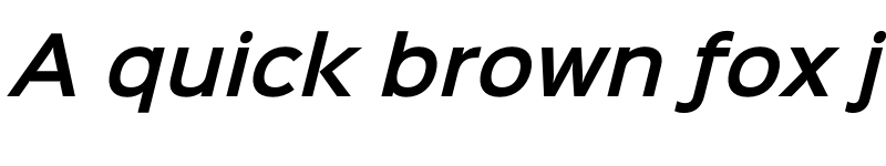 Preview of Sinkin Sans 600 SemiBold Italic font