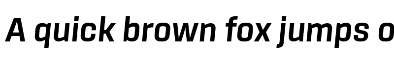 Preview of Sinter Demi Italic font