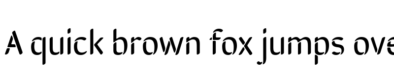 Preview of SirinStencil Regular font