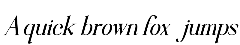 Preview of Sispectly Harmonies Italic Italic font