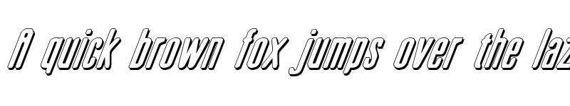 Preview of Sister Europe Shadow Italic Shadow Italic font