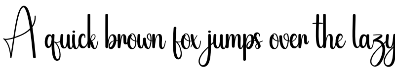 Preview of Sister Sweet Regular font