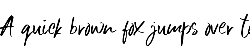 Preview of Six Away Font (Demo) Regular font