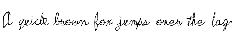 Preview of skeetch Regular font